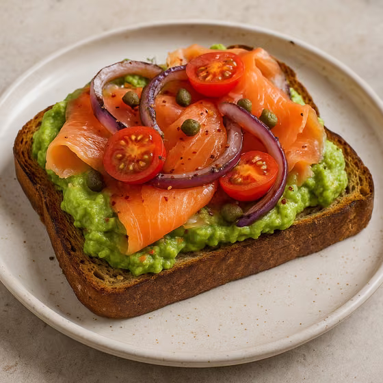 Smoked Salmon Avocado Toast